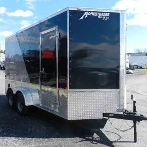 Homesteader 7 x 14 V-Nose Enclosed Cargo Trailer – OHV Package
