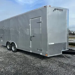 Homesteader 8.5 x 20 V-Nose Enclosed Car Hauler