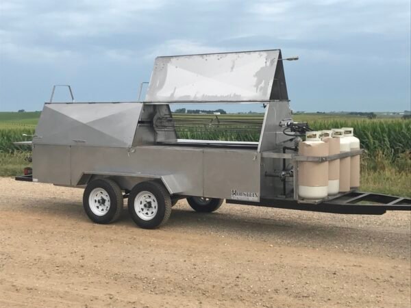 Model 1240CSS Towable Charcoal Grill – Stainless - Image 3