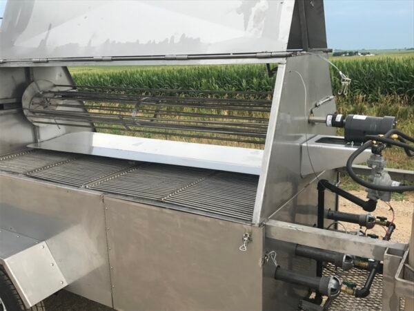 Model 1240CSS Towable Charcoal Grill – Stainless - Image 2