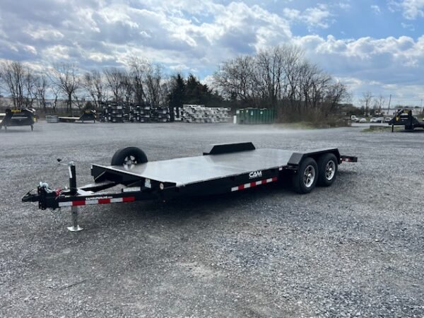 CAM Superline 7 x 20 Steel Deck Car Hauler – Aluminum Wheels - Image 4