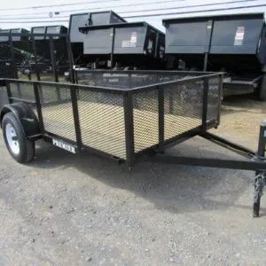 Premier 5 x 10 Landscape Utility Trailer – Mesh Sides