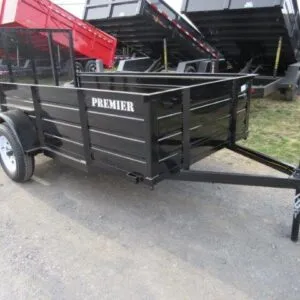 Premier 5 x 10 Landscape Utility Trailer – Steel Sides