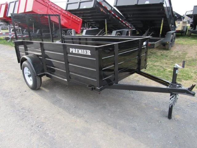 Premier 5 x 10 Landscape Utility Trailer – Steel Sides