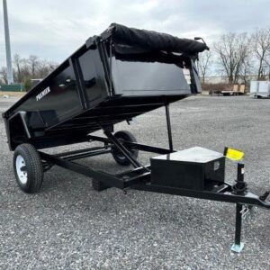 Premier 5 x 10 Low Profile Dump Trailer – Spreader Gate