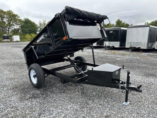 Premier 5 x 8 Low Profile Dump Trailer – Spreader Gate