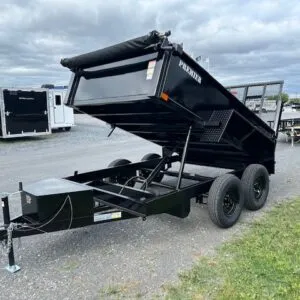 Premier 6 x 10 Low Profile Dump Trailer – Landscape Ramp
