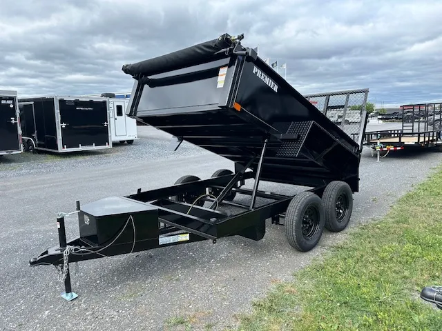 Premier 6 x 10 Low Profile Dump Trailer – Landscape Ramp