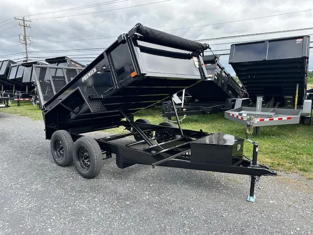 Premier 6 x 10 Low Profile Dump Trailer – Landscape Ramp - Image 4