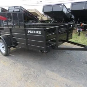 Premier 6.4 x 10 Landscape Utility Trailer – Steel Sides
