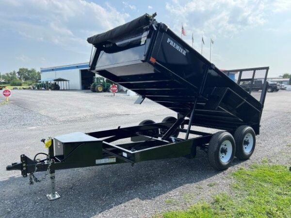 Premier 6 x 12 Low Profile Dump Trailer – Landscape Ramp - Image 4