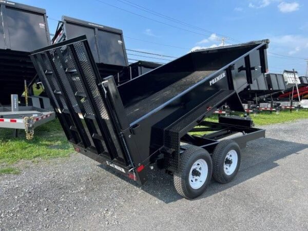 Premier 6 x 12 Low Profile Dump Trailer – Landscape Ramp - Image 5
