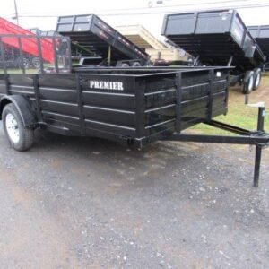 Premier 6.4 x 12 Landscape Utility Trailer – Steel Sides