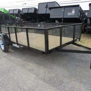 Premier 6.4 x 14 Landscape Utility Trailer – Mesh Sides