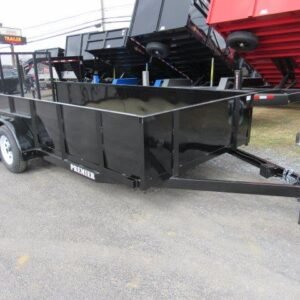 Premier 6.4 x 16 Landscape Utility Trailer – Solid Steel Sides
