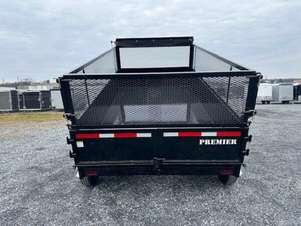 Premier 7 x 12 High Side Dump Trailer – Combo Gate & Ramps - Image 3