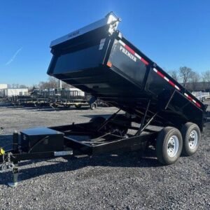 Premier 7 x 12 Low Profile Dump Trailer – 12,000 lb GVW