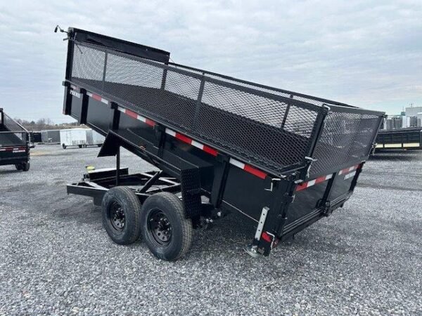 Premier 7 x 14 High Side Dump Trailer – Combo Gate & Ramps - Image 5