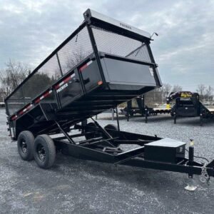 Premier 7 x 14 High Side Dump Trailer – Combo Gate & Ramps