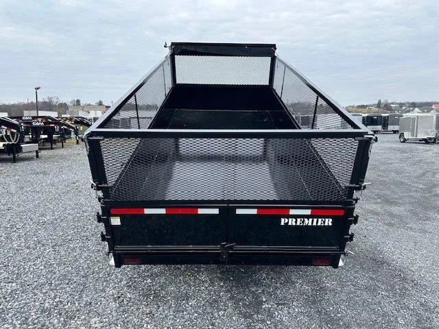 Premier 7 x 14 High Side Dump Trailer – Combo Gate & Ramps - Image 3