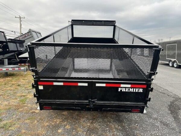 Premier 7 x 14 Dump Trailer – 24″ Mesh Side Extensions - Image 3