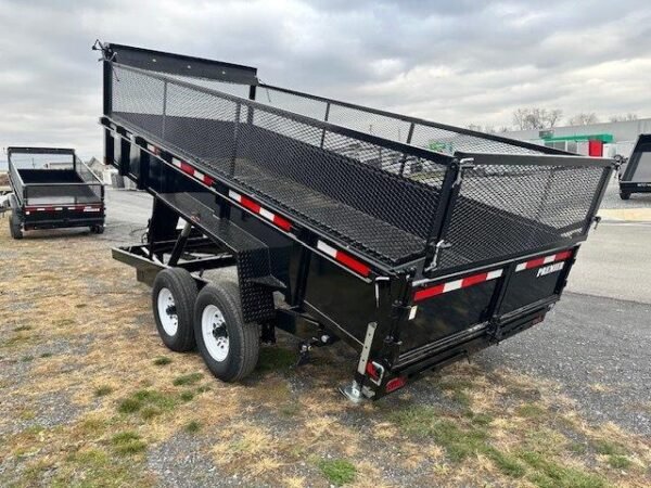 Premier 7 x 16 Dump Trailer – 24″ Mesh Side Extensions - Image 6