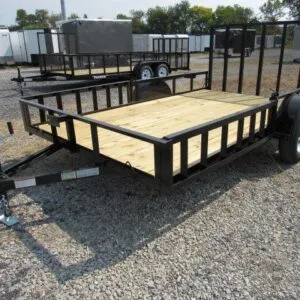 Premier 7 x 12 Landscape Utility Trailer – Removable Side ATV Ramps