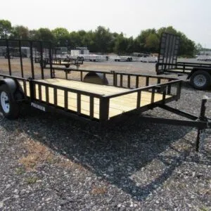 Premier 7 x 14 Landscape Utility Trailer – Removable Side ATV Ramps