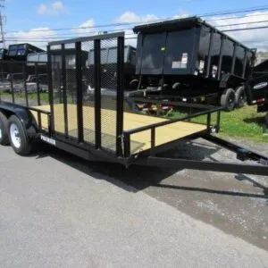 Premier 7 x 16 Landscape Utility Trailer – Side ATV Gate