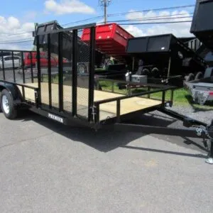 Premier 7 x 20 Landscape Utility Trailer – Side ATV Gate