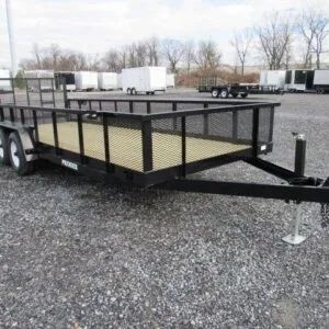 Premier 7 x 20 Landscape Utility Trailer – HD Ramp Gate