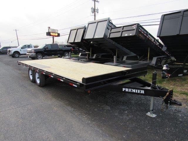 Premier 8.5 x 20 Deckover Equipment Trailer – Slide Out Ramps