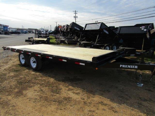 Premier 8.5 x 18 Deckover Equipment Trailer – Slide Out Ramps