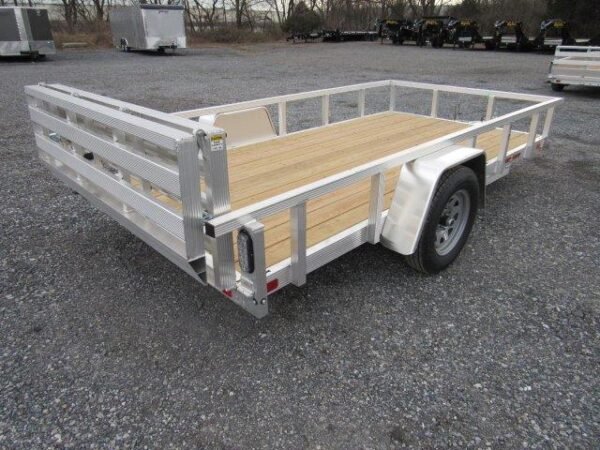 Sport Haven 6×12 Aluminum Utility Trailer – Bi-Fold Ramp Gate - Image 7