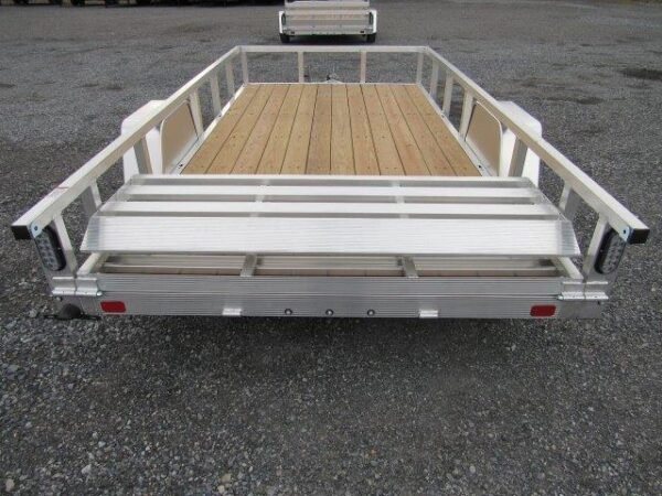 Sport Haven 6×12 Aluminum Utility Trailer – Bi-Fold Ramp Gate - Image 6
