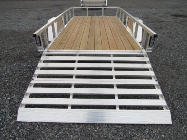 Sport Haven 6×12 Aluminum Utility Trailer – Bi-Fold Ramp Gate - Image 3