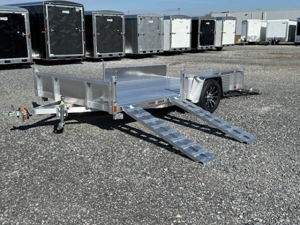 Sport Haven 7×12 Aluminum Utility Trailer – ATV Ramps - Image 8