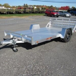 Sport Haven 7×12 Aluminum Utility Trailer – Open Sides