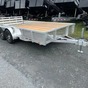 Sport Haven 7×14 Aluminum Utility Trailer – Aluminum Wheels