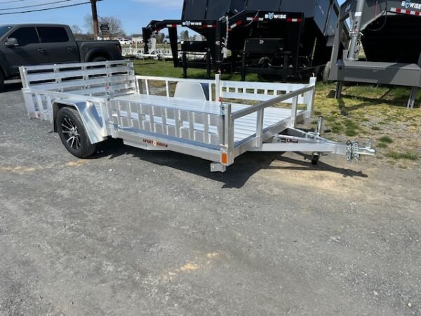 Sport Haven 7×12 Aluminum Utility Trailer – Side ATV Ramps - Image 4