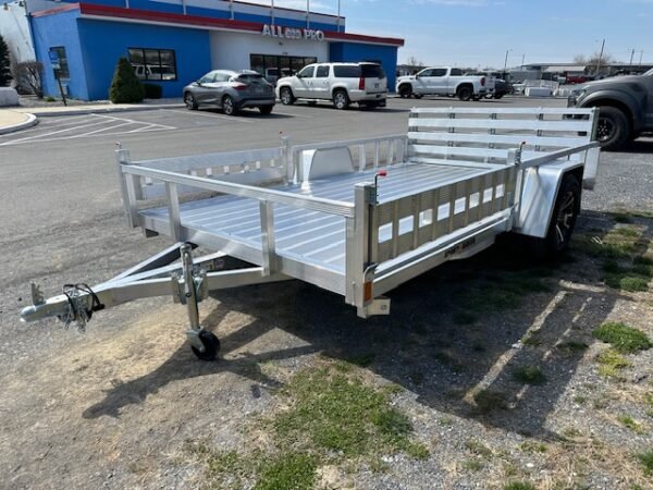 Sport Haven 7×12 Aluminum Utility Trailer – Side ATV Ramps