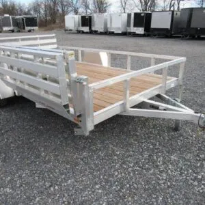 Sport Haven 7×12 Aluminum Utility Trailer – Side ATV Gate