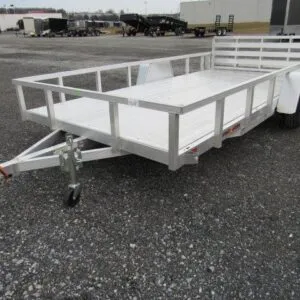 Sport Haven 7×14 Aluminum Landscape Utility Trailer – Deluxe