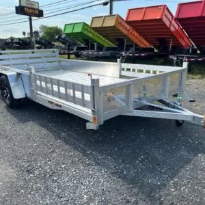 Sport Haven 7×14 Aluminum Utility Trailer – ATV Ramps