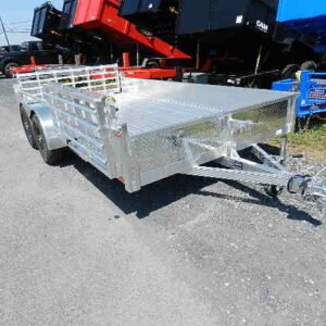 Sport Haven 7×14 Dual Axle Utility Trailer – Side ATV Ramp