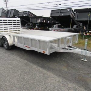 Sport Haven 7×16 Aluminum Landscape Trailer – Heavy Duty Ramp