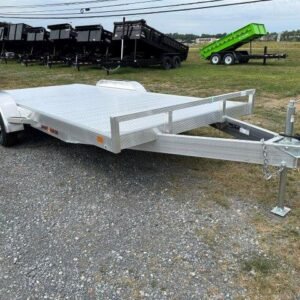 Sport Haven 7×18 Premium Aluminum Car Trailer – Torsion Axles