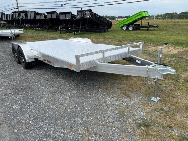 Sport Haven 7×18 Premium Aluminum Car Trailer – Torsion Axles