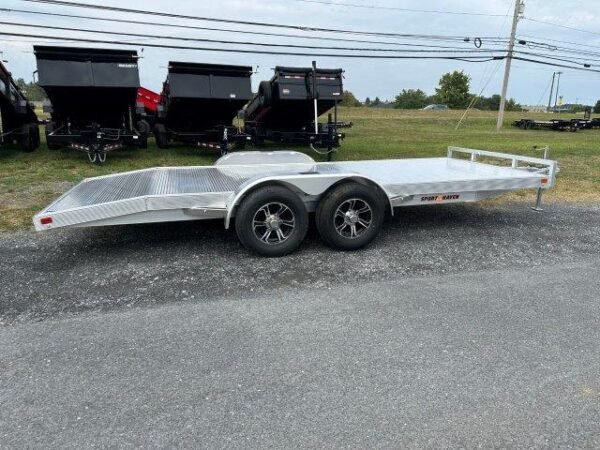 Sport Haven 7×18 Premium Aluminum Car Trailer – 6k Torsion Axles - Image 9