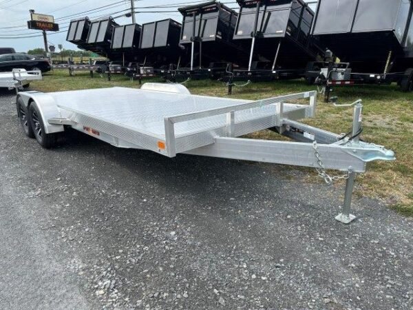 Sport Haven 7×20 Premium Aluminum Car Trailer – Torsion Axles